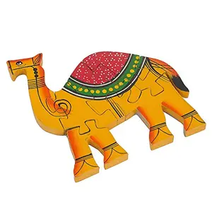 Wooden Multicolor Creative Educational Jigsaw Puzzles Camel Shaped