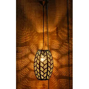 Moorish Kora Metal Hanging Light