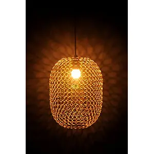 Gold Fat Bawb Hanging Lamp (Ring Collection)