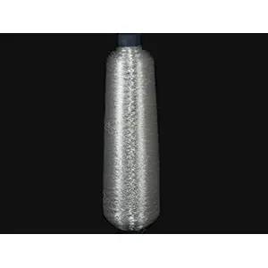 Silver Cone (Metallic Yarn) Thread for Embroidery Work Beading Jewellery Making and Crafts 1 Roll