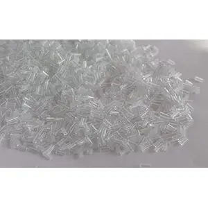 Transparent White/Crystal Pipe/Bugle Beads/Glass Seed Beads (6.0 mm) (100 Grams) Standard Quality for  Jewellery Making Beading Arts and Crafts and Embroidery.
