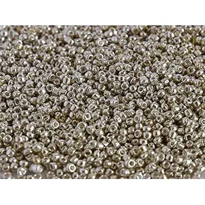 Uni-Silver Round Rocailles/Glass Seed Beads (6/0-3.5 mm 100 Grams) Standard Quality for  Jewellery Making Beading Embroidery Art and Craft