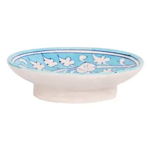 Ceramic Unique Handmade Decorative Soap Dish (13 cm x 10 cm x 3 cm ABAPJ22)