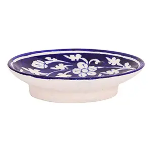 Ceramic Unique Handmade Decorative Soap Dish (13 cm x 10 cm x 3 cm ABAPJ23)