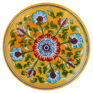 Ceramic Art Pottery Ceramic Decorative Wall (Multi-Color 15 cm x 15 cm x 3 cm)