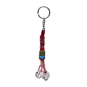 Handcrafted Keychain with Ball Set of 2