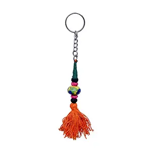 Handcrafted Keychain with Ball Set of 2