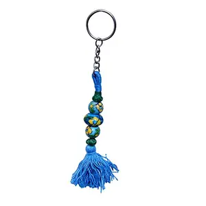 Handcrafted Keychain with Ball Set of 5