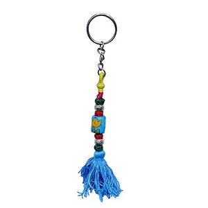 Handcrafted Keychain with Ball Set of 5