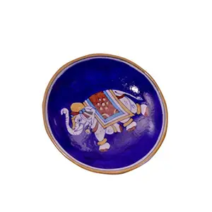Handmade Ceramic Decorative Wall Hanging Pottery Plate (6 inch)