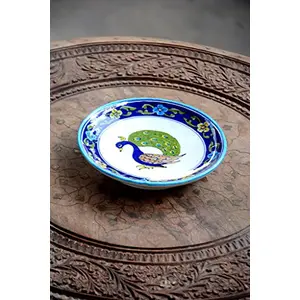 Pottery Ceramic Decorative Wall Hanging Handmade Plate (6 inch)