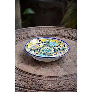 Pottery Ceramic Decorative Wall Hanging Handmade Plate (6 inch)