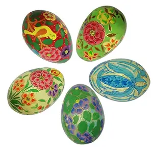 Handcrafted Diwali Decorative Eggs (Set of 5)