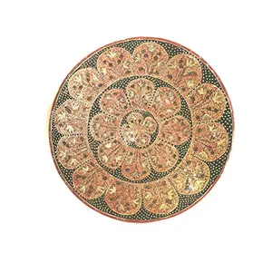 Handmade Kashmiri Wall Plate Hanging Showpiece for Decor and Gifts Purpose