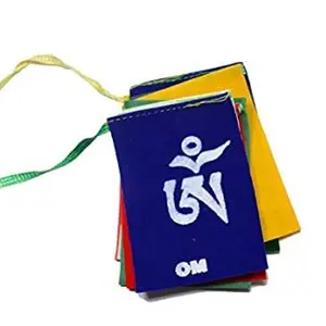 Mocaby Hanging Buddhist Prayer Cotton Flags for Car Motorbike and Home (Medium)