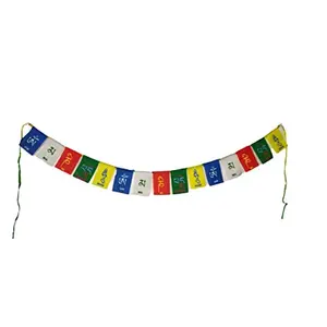 Buddha Groove Prayer Flags for Bike - Cotton / 2 inch x 1.5 inch