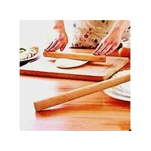 Wooden Cylindrical rollingpins dumbling Noodles Cookie Pie Making Tools Pack of 1