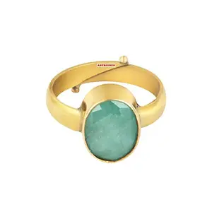 Panchdhatu Emerald Panna Gemstone Ring for Men & Women