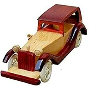 Wooden Showpiece Vintage Car for Kids-Set of 2