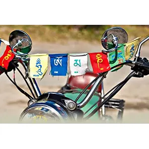 Tibetian Buddhist Prayer Flags For Motorbike For Royal Enfield Classic 350