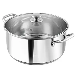 Vinod Stainless Steel Induction Friendly Roma Saucepot 18cm2.2ltr Silver