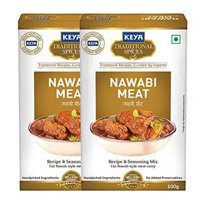 KEYA Nawabi Meat Masala Monocarton|100 Gm Pack of 2