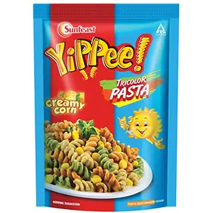 Sunfeast Yippee Creamy Corn Tricolor Pasta 70GM (Pack of 5)