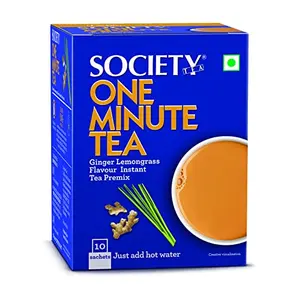 Society One Minute Tea Ginger Lemongrass Instant Tea Premix 140g Mono-Carton