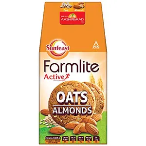 Sunfeast Farmlite Active Oats with Almonds Biscuits 150g