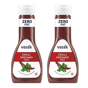 Veeba Chilli Oregano Sauce 350g - Pack of 2
