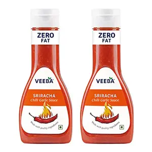 Veeba Sriracha Chilli Garlic Sauce 320g - Pack of 2