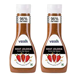 Veeba Bhut Jolokia Extra Hot Sauce 300g - Pack of 2