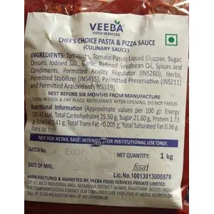Veeba Pasta & Pizza Sauce 1kg