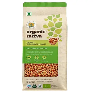Organic Tattva Organic Raw Unpolished Peanuts / Groundnuts 500 gram