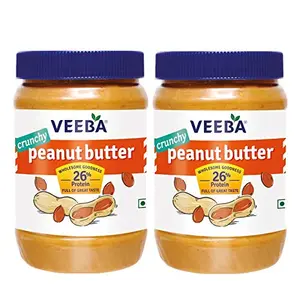 VEEBA Peanut Butter Crunchy Jar 2 X 925 g