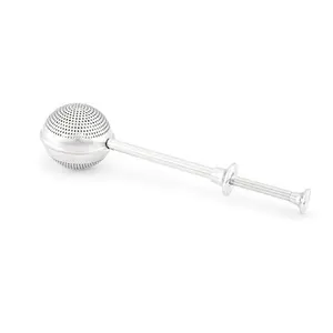 Esfera Tea Infuser for Loose Leaf Tea | Anti - Rust (304 Stainless Steel) | Long Handle Allows Use with Various Cup Mug & Tea Pot Sizes