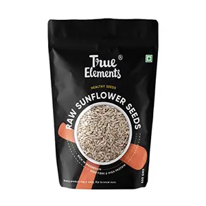 True Elements Sunflower Seeds 500g - Raw Sunflower Seeds for Eating | Diet Food | Healthy Snack