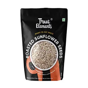 True Elements Roasted Sunflower Seeds 125g - Healthy Snacks | Sunflower Seeds for Eating | Fibre Rich