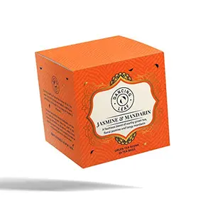 Jasmine Mandarin | Green Tea Orange Petals Jasmine Flowers & Mandarin Bits | Green Tea Blend | Tea Bag (20 Tea Bags)