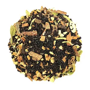 Sulaimani Chai |Assam Black Tea Lemon Peels Clove Cinnamon Ginger & Cardamom | Premium Milk Tea | 100gms / 40cups