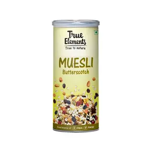 Butterscotch Muesli - Mix Of Wholegrain oats ,Wheat flakes,Dried Fruits and Butterscotch- Healthy Breakfast Snacks 400 gm(14.10 OZ)
