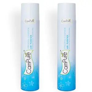 Mangalam CamPure Air Freshener Original Camphor - Refreshing Fragrance - Repels Mosquitoes - Pack of 2