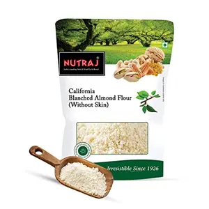 Nutraj California Blanched Fine Almond Flour (200 gm) | Naturally Protein-Rich Without Skin Badam Powder Gluten Free Keto Diet Friendly