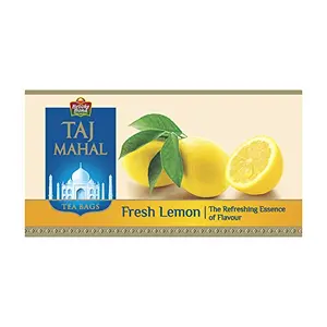 Taj Mahal Fresh Lemon Tea Bags 25 Pieces