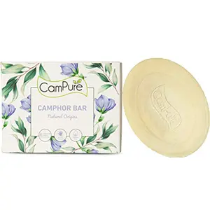 Mangalam CamPure Camphor Soap - Soft & Fresh (Pack of 4)