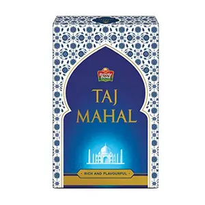 Taj Mahal Tea Bags 100 pcs Rich and Flavourful Chai - Premium Blend of Powdered Fresh Loose Tea Leaves