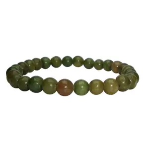 Stone Labradorite Beads Bracelet(6mm) For Man, Woman, Boys & Girls- Color: Multicolor (Pack of 1 Pc.)