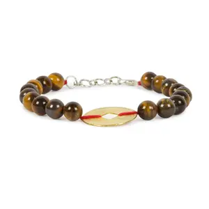 Stone Free Spirit Bracelet For Man, Woman, Boys & Girls- Color: Brown (Pack of 1 Pc.)
