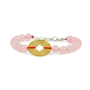 Stone Hills Energy Bracelet For Man, Woman, Boys & Girls- Color: Pink (Pack of 1 Pc.)