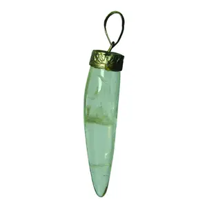 Stone Clear Quartz Nail Pendant For Man, Woman, Boys & Girls- Color- Clear (Pack of 1 Pc.)